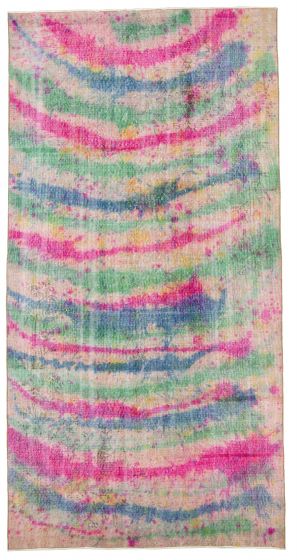 Turkish Color Transition 4'10" x 9'1" Hand-knotted Wool Rug 