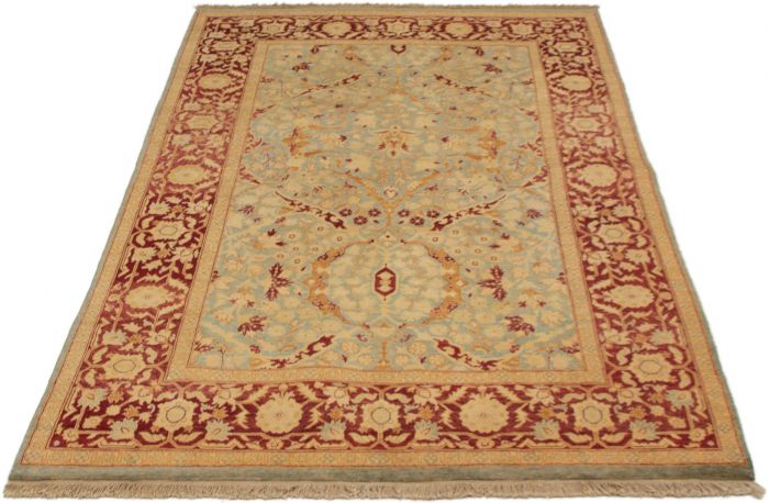 Pakistani Pako Persian 18 Of 20 6'1" x 9'0" Hand-knotted Wool Rug 