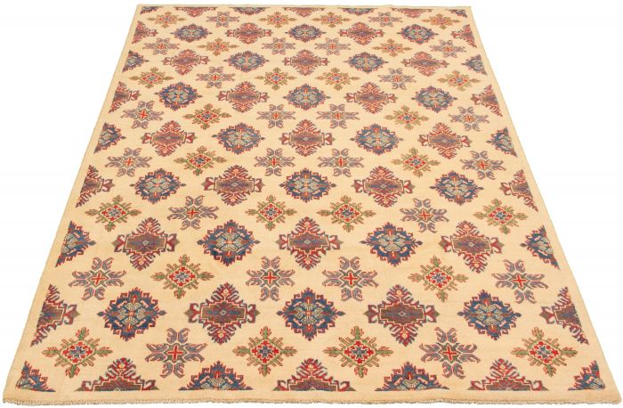 Afghan Finest Ghazni 6'6" x 9'11" Hand-knotted Wool Rug 