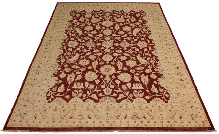 Afghan Chobi Finest 10'0" x 13'10" Hand-knotted Wool Rug 