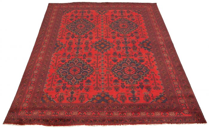 Afghan Finest Khal Mohammadi 6'5" x 9'9" Hand-knotted Wool Rug 