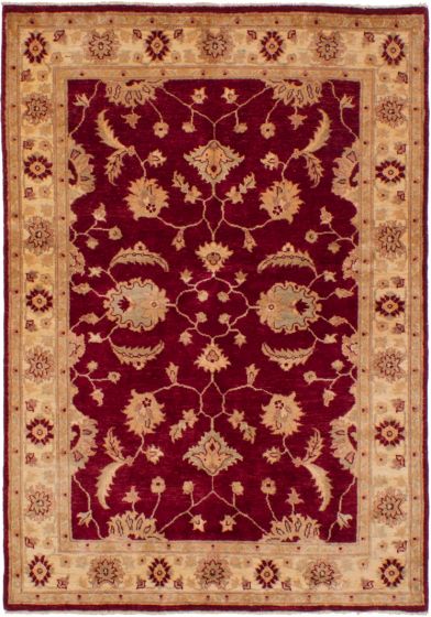Afghan Chobi Finest 4'7" x 6'6" Hand-knotted Wool Rug 