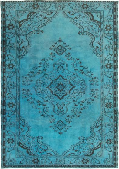 Turkish Color Transition 6'5" x 10'1" Hand-knotted Wool Rug 