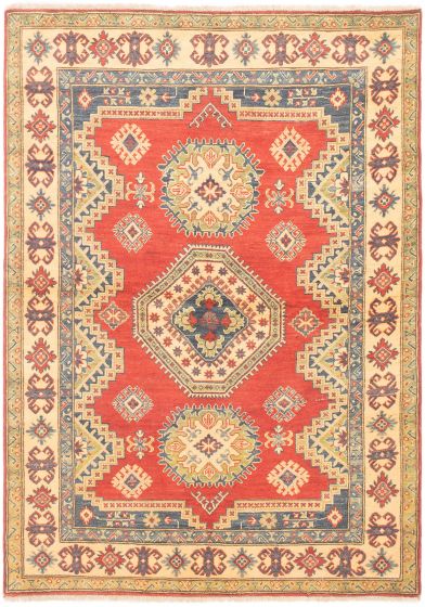 Afghan Finest Ghazni 5'0" x 7'2" Hand-knotted Wool Rug 