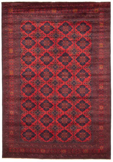 Afghan Finest Khal Mohammadi 6'9" x 9'10" Hand-knotted Wool Rug 