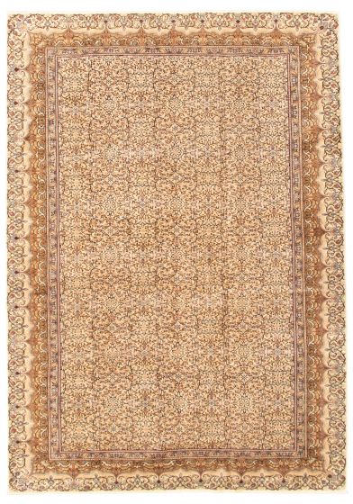 Turkish Kayseri Vintage 6'5" x 9'5" Hand-knotted Wool Rug 