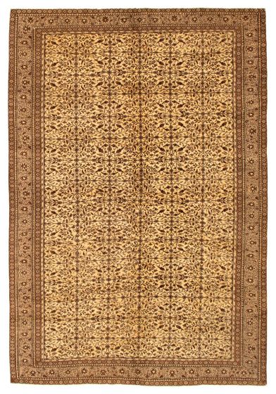 Turkish Kayseri Vintage 6'2" x 9'1" Hand-knotted Wool Rug 