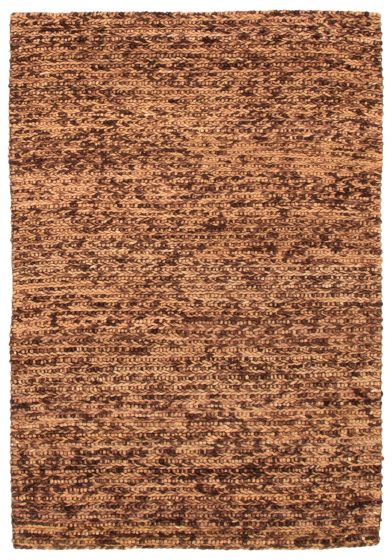 Tapis sienna 4'11" x 7'1" en laine torsadée