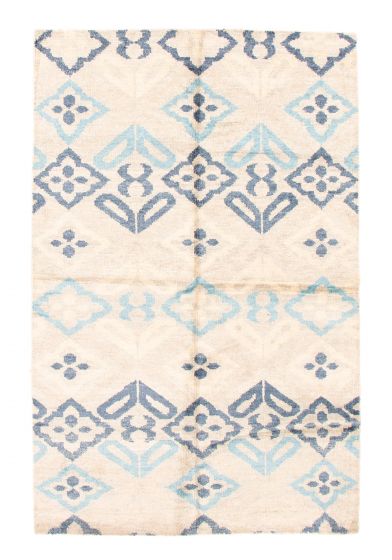 Tapis la seda 5'1" x 7'11" en soie de bambou