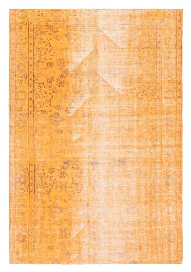 Turkish Color Transition 5'6" x 8'2" Hand-knotted Wool Rug 