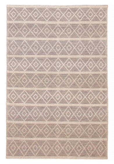 Indian Sienna 6'0" x 9'1" Braid weave Wool Rug 