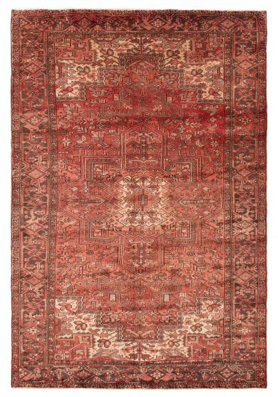 Persian Style 7'9" x 11'6" Hand-knotted Wool Rug 