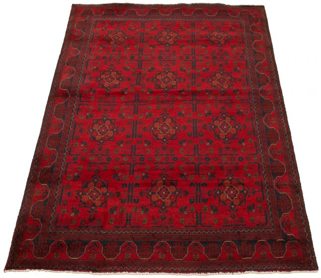 Afghan Finest Khal Mohammadi 4'11" x 6'7" Hand-knotted Wool Rug 