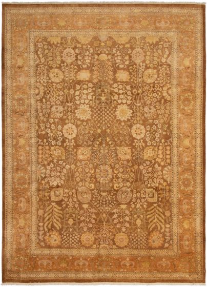Pakistani Peshawar Oushak 10'1" x 13'9" Hand-knotted Wool Rug 