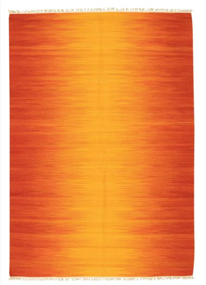 Turkish Ankara FW 5'0" x 8'5" Flat-Weave Wool Kilim 