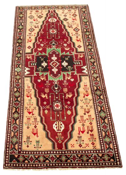 Perisan Style 3'11" x 9'1" Hand-knotted Wool Rug 