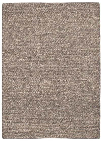 Indian Sienna 5'3" x 7'4" Braided Weave Wool Rug 