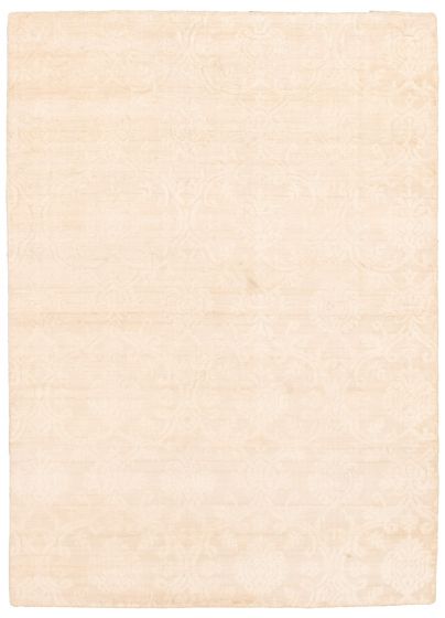Indian Galleria 3'11" x 5'10" Hand Loomed Viscose Rug 
