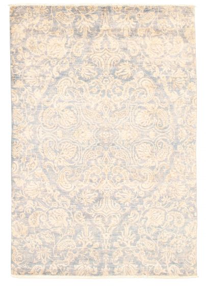 Pakistani Lahore Finest Collection 5'10" x 8'7" Hand-knotted Wool Rug 