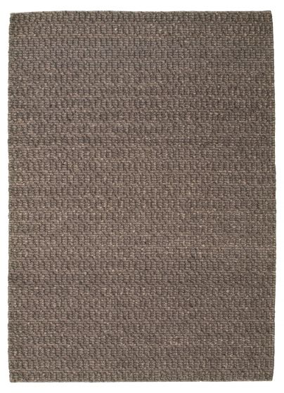 Indian Sienna 5'4" x 7'5" Braided Weave Wool Rug 