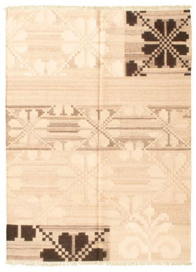 Turkish Ankara FW 5'9" x 7'11" Flat-Weave Wool Kilim 