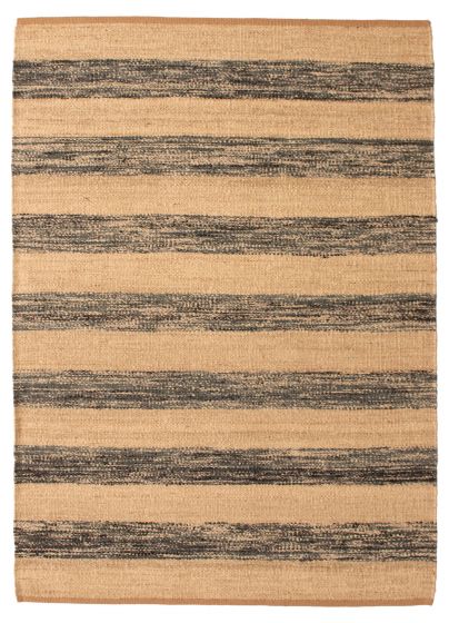 Indian Palas Denizli 5'4" x 8'2" Flat-Weave Jute Kilim 