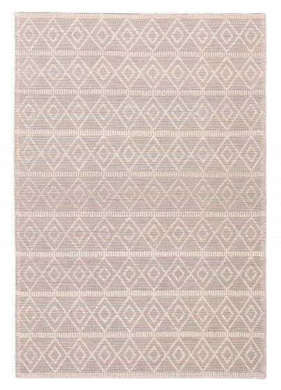 Indian Sienna 6'0" x 8'10" Braid weave Wool Rug 