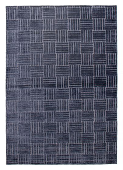 Indian Ananda 5'7" x 7'10" Hand Loomed Viscose Rug 