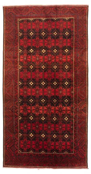 Persian Style 5'1" x 10'2" Hand-knotted Wool Rug 
