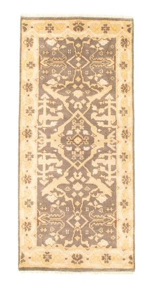 Indian Royal Oushak 2'7" x 5'10" Hand-knotted Wool Rug 