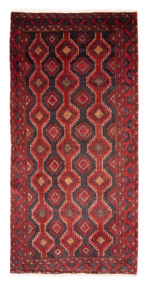 Afghan Royal Baluch 3'2" x 6'3" Hand-knotted Wool Rug 