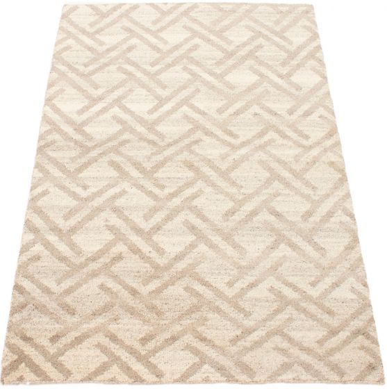 Indian Tangier 5'1" x 7'11" Hand-knotted Wool Rug 