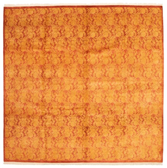 Pakistani Pako Persian 18 Of 20 9'11" x 10'3" Hand-knotted Wool Rug 
