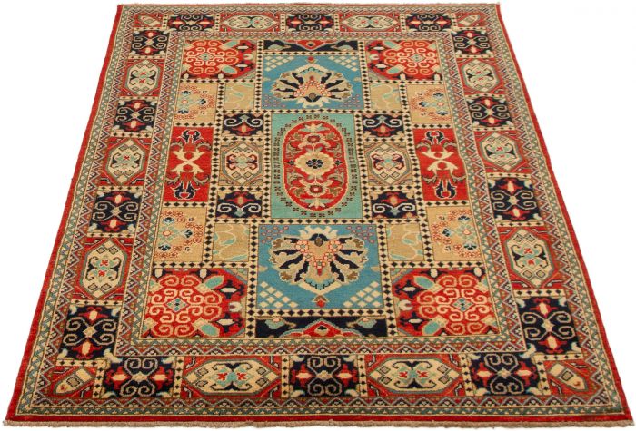 Afghan Finest Ghazni 5'0" x 6'9" Hand-knotted Wool Rug 