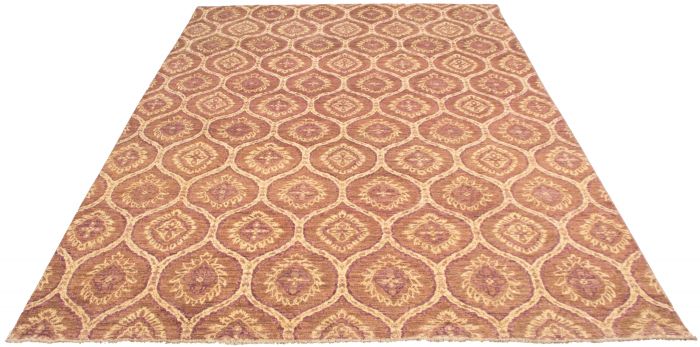 Pakistani Lahore Finest Collection 10'2" x 14'5" Hand-knotted Wool Rug 