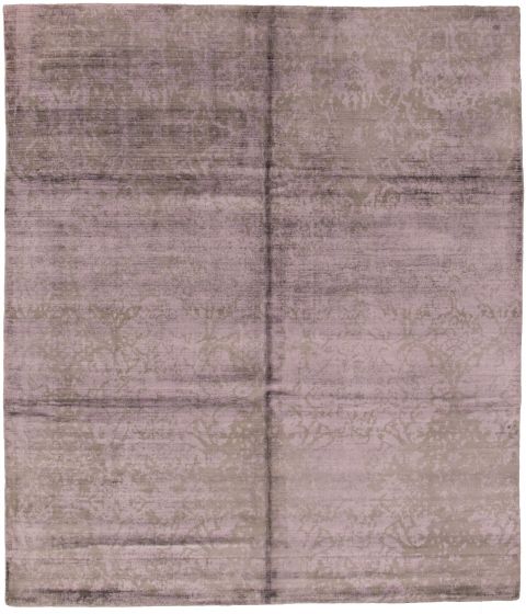 Indian Galleria 8'0" x 9'9" Hand Loomed Viscose Rug 