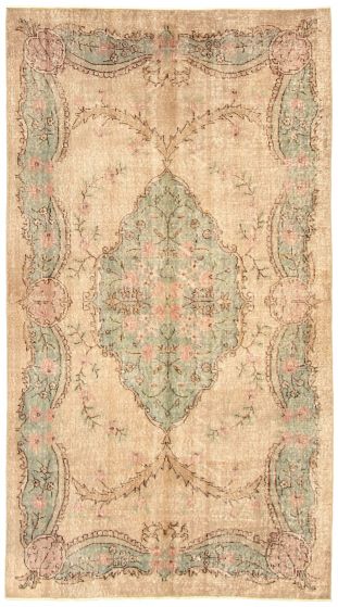 Turkish Color Transition 4'11" x 9'0" Hand-knotted Wool Rug 