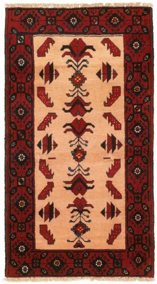 Afghan Rizbaft 3'0" x 5'7" Hand-knotted Wool Rug 