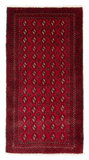 Afghan Royal Baluch 3'3" x 6'0" Hand-knotted Wool Rug 