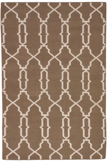 Turkish Ankara FW 4'11" x 7'10" Flat-Weave Wool Kilim 