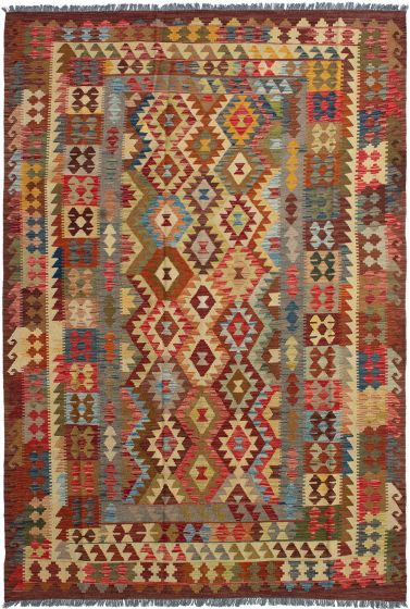 Kilim sivas 6'8" x 9'11" en laine