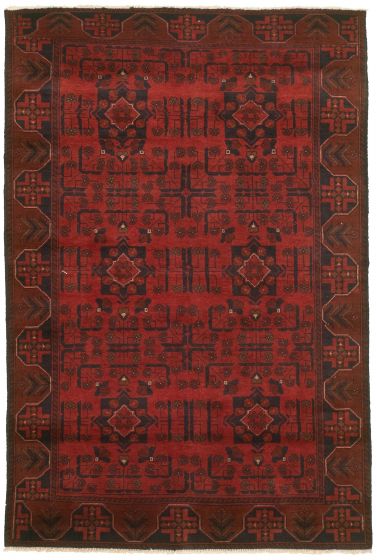 Afghan Finest Khal Mohammadi 4'1" x 6'4" Hand-knotted Wool Rug 