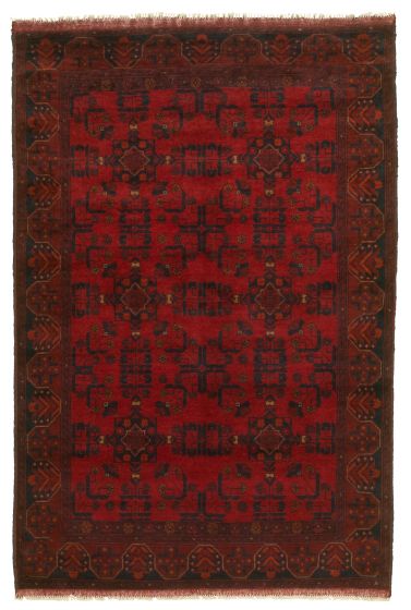 Afghan Finest Khal Mohammadi 4'5" x 6'5" Hand-knotted Wool Rug 