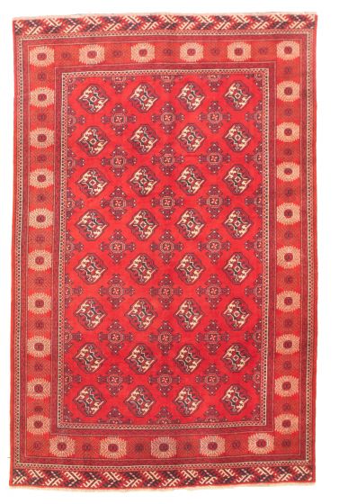Russia Shiravan Bokhara 6'4" x 6'11" Hand-knotted Wool Rug 