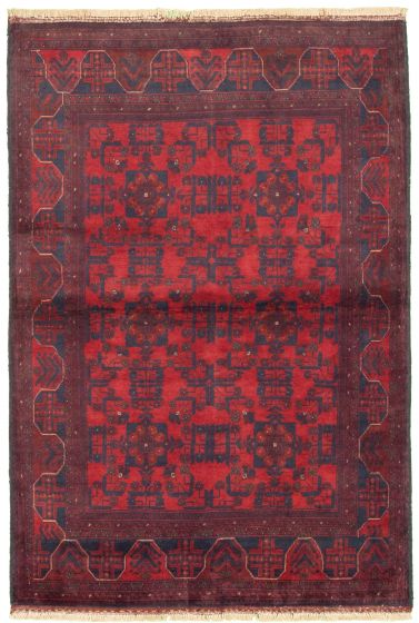 Afghan Finest Khal Mohammadi 4'1" x 6'2" Hand-knotted Wool Rug 