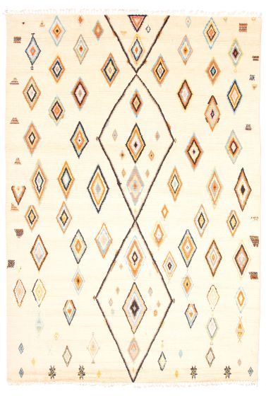 Pakistani Pak Finest Marrakesh 9'8" x 14'1" Hand-knotted Wool Rug 
