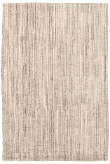 Indian Ananda 5'3" x 7'9" Hand Loomed Wool Rug 
