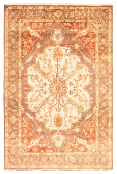 Indian Finest Agra Jaipur 8'10" x 13'2" Hand-knotted Wool Rug 