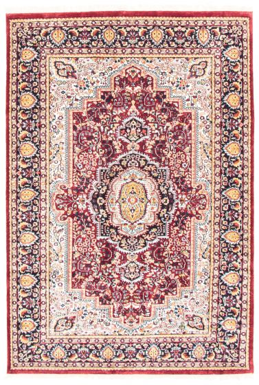 Indian Kashmir 6'0" x 9'1" Hand-knotted Silk Rug 