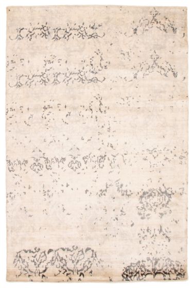Indian Galleria 6'5" x 9'7" Hand Tufted Viscose Rug 